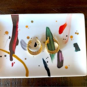 3 for $12 Gold Hoop Earrings